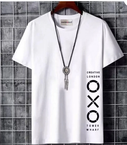 London OXO Tower Wharf Graphic Tee – White